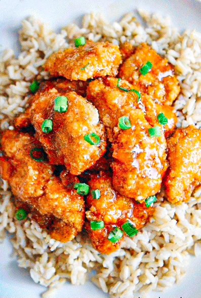 Been awhile....you hungry ?  Crispy Orange Chicken. Get the #recipe here: kosherinthekitch.com/crispy-baked-o…