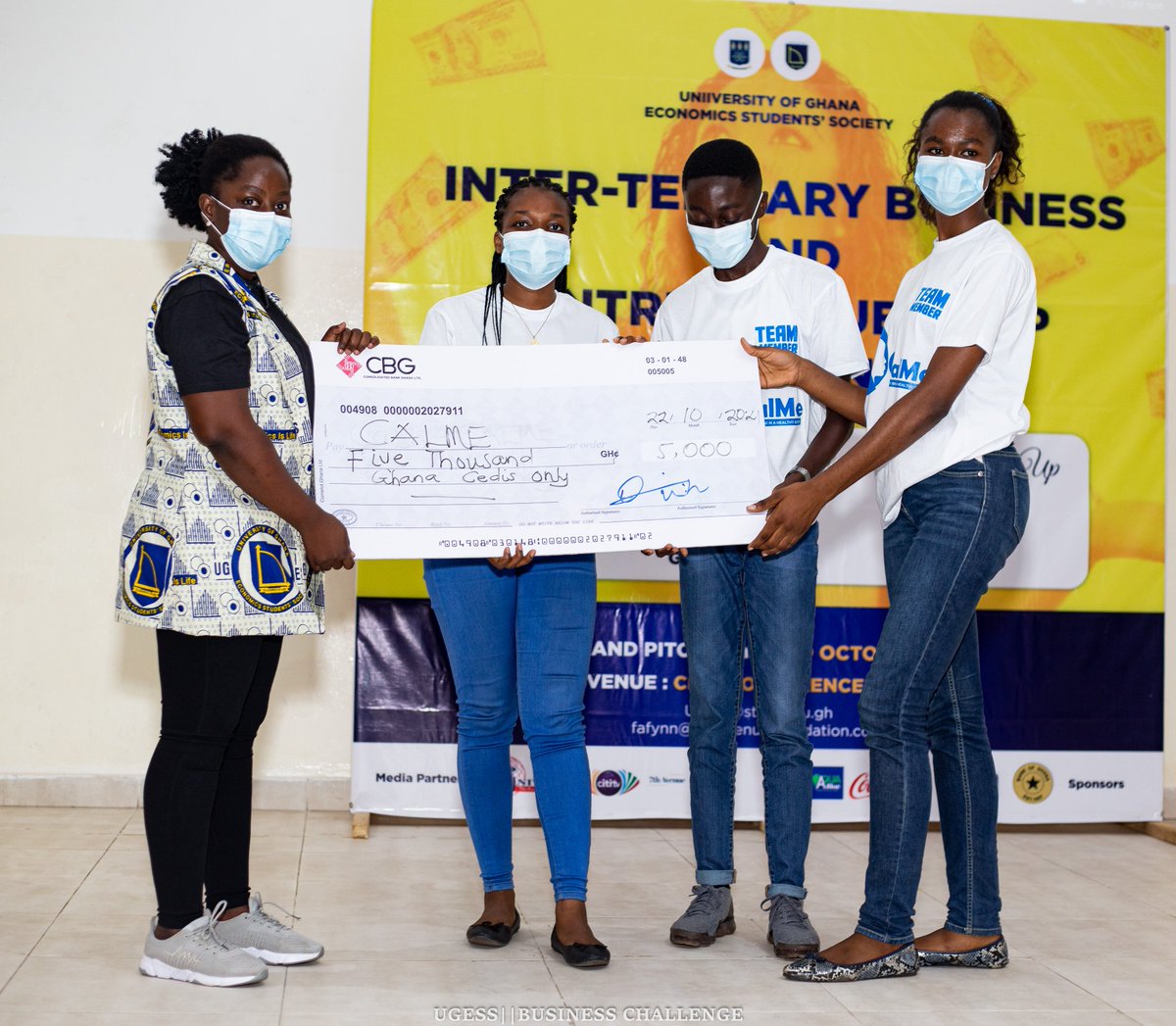 francisvictobe1's tweet photo. Congratulations 👏🏾 🎊 💐 🥳 to the 2nd runner ups CALME.
#7thavenuefoundation #ugess #nonprofit #entrepreneurship https://t.co/T1iGF9qwk8