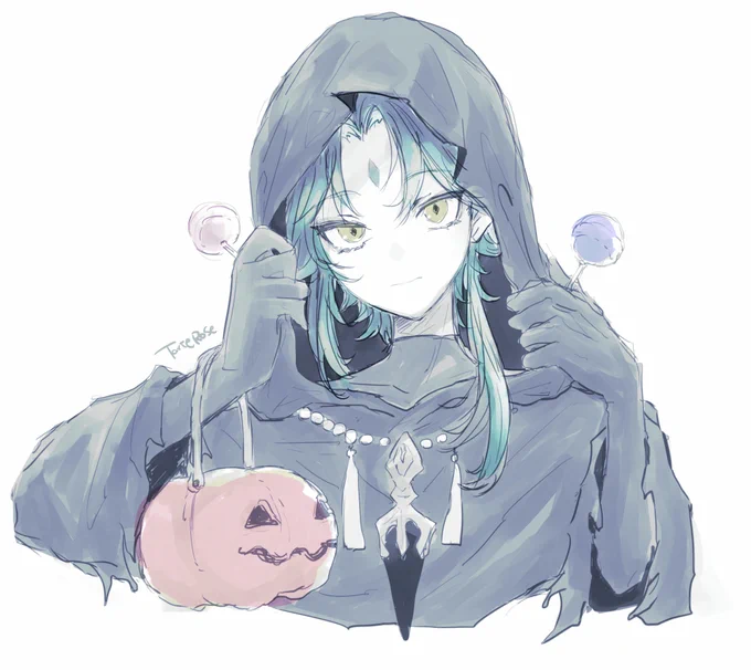 魈～～～～～～～～～～～🎃 #xiao 