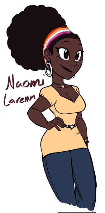 And last, we have naomi! She was born and raised in the carribean (unsure which exact island/country rn) and moved to town during college. Her n Rae started dating after meeting at a beach party. Still developing her personality and interests 