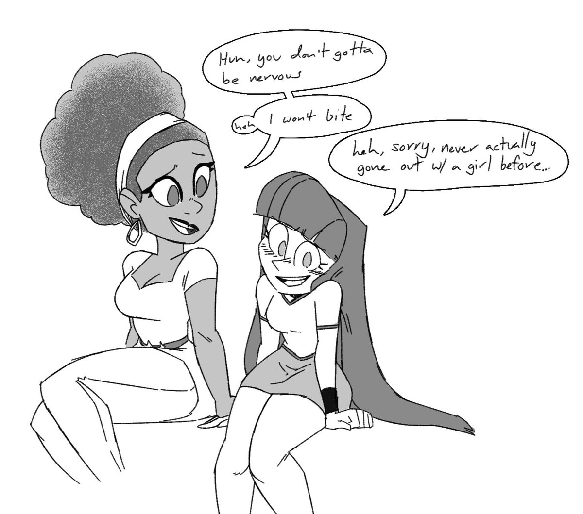 And last, we have naomi! She was born and raised in the carribean (unsure which exact island/country rn) and moved to town during college. Her n Rae started dating after meeting at a beach party. Still developing her personality and interests