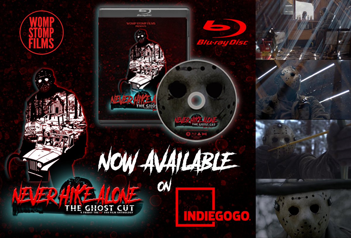 wompstompfilms's tweet photo. Make sure to grab your #GhostCut, #NeverHikeAlone and / or #NeverHikeintheSnow blu rays / vhs on the GhostCut @indiegogo campaign.
.
Grab your copy at link in bio or https://t.co/vtkGz4vEZM
.
#Fridaythe13th - #JasonVoorhees - #NeverHikeAlone - #NeverHikeintheSnow - #TheGhostCut https://t.co/91GDEkOKEW