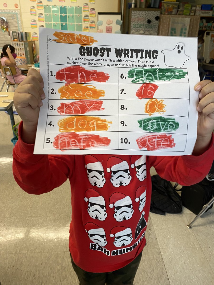 Our new favorite writing center; Ghost Writing 👻