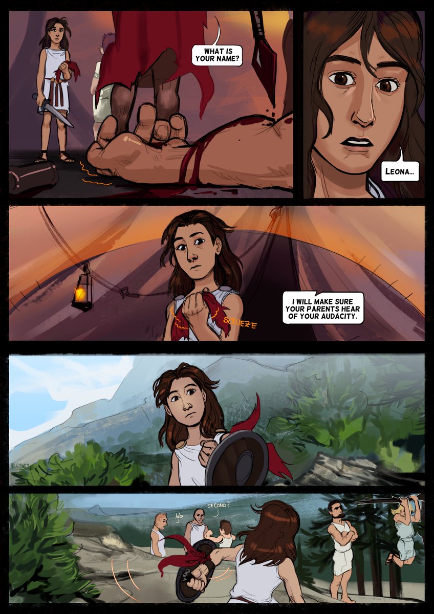 Two new pages for my Targon comic!
Heads-up, it's based on Leona's original portrayal 