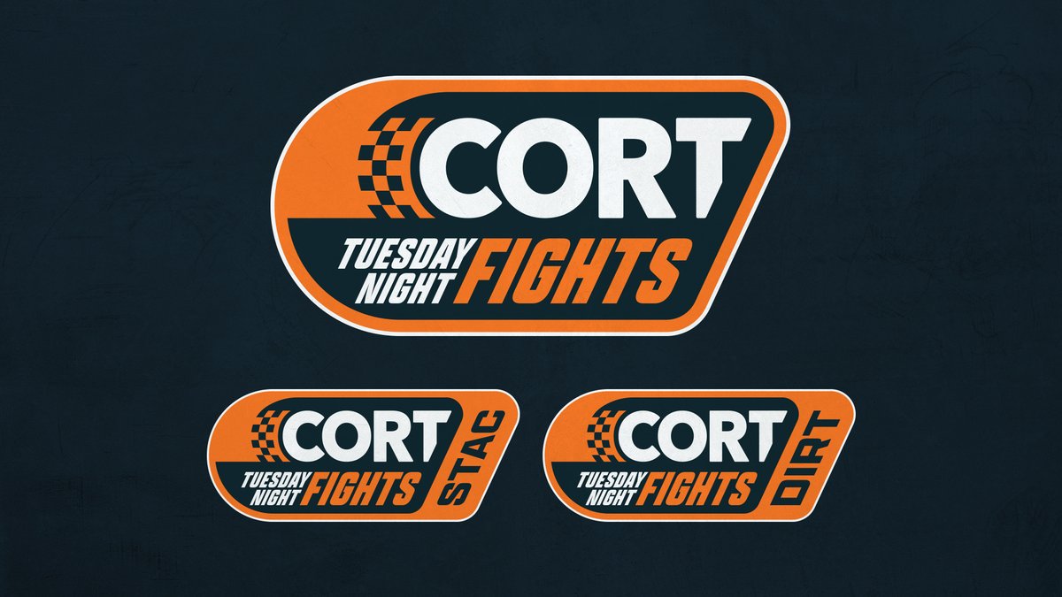With the return of <a href="/CORTDirtSeries/">CORT Fall Brawl Dirt Series</a> tonight, now seems like as good a time as any for a 2022 announcement:

We'll be rebranding as CORT Tuesday Night Fights in 2022, combining all our short track and dirt-slinging action onto one league tab and bringing the heat to Tuesdays!
