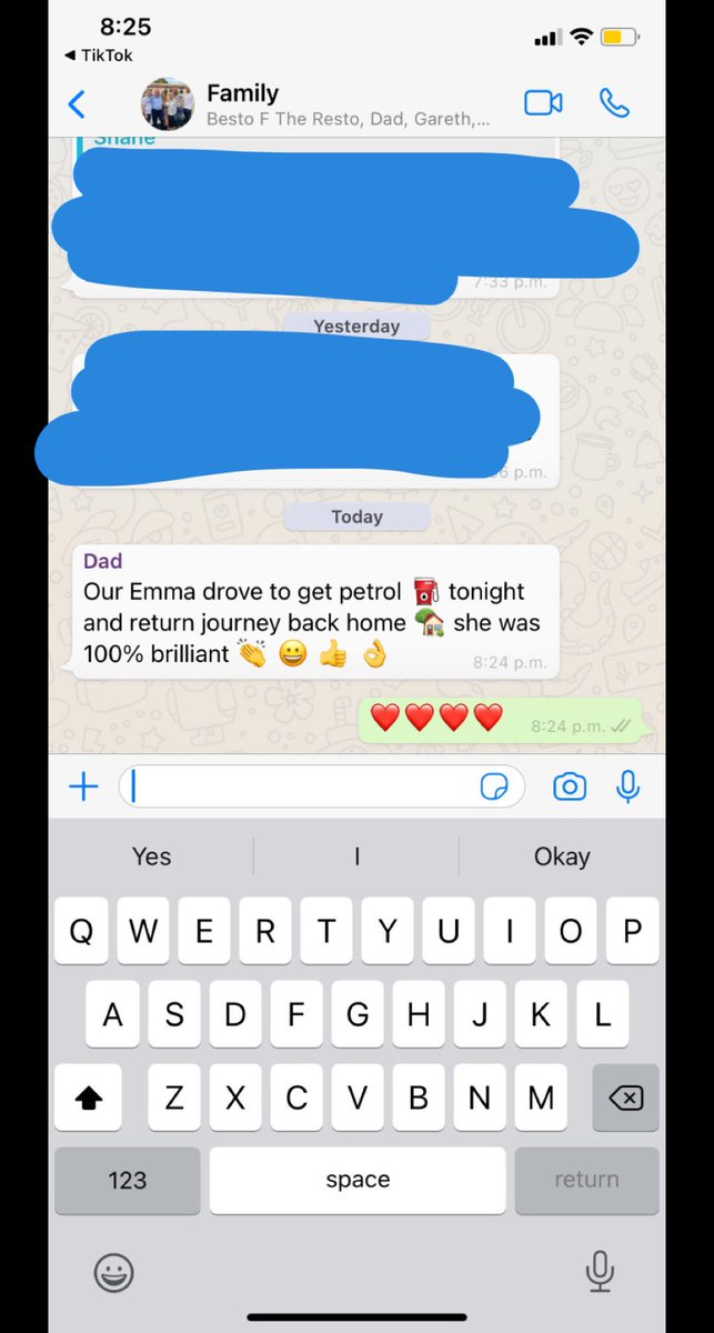 emmaoreillyx1's tweet photo. 1 of many texts he puts in when I go out driving, so cute😂❤️ https://t.co/FAYN0r7YAt