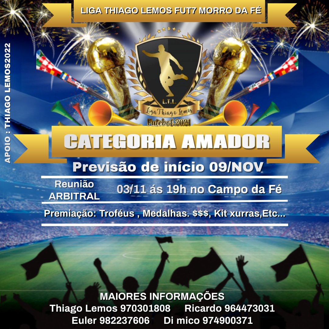 EquipeLemos's tweet photo. Venha fazer parte do nosso campeonato... https://t.co/vl71M85zag