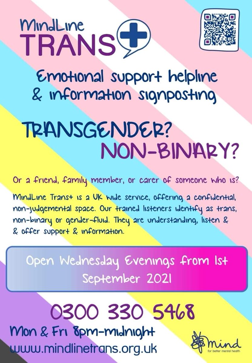 ECBats's tweet image. Don&apos;t struggle alone 

#TransLivesMatter #MindLineTrans