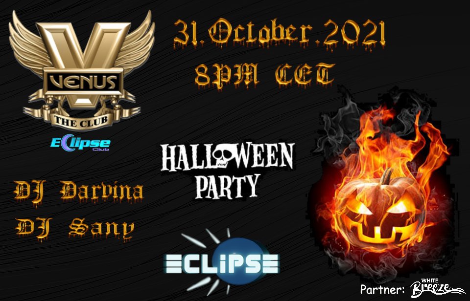 3dxeclipse's tweet photo. ✭✭✭ HALLOWEEN PARTY ✭✭✭
31.October 08.00 PM CET to 00.00AM CET
#DJSANY #DJDARVIN https://t.co/NbkZ7TPlls