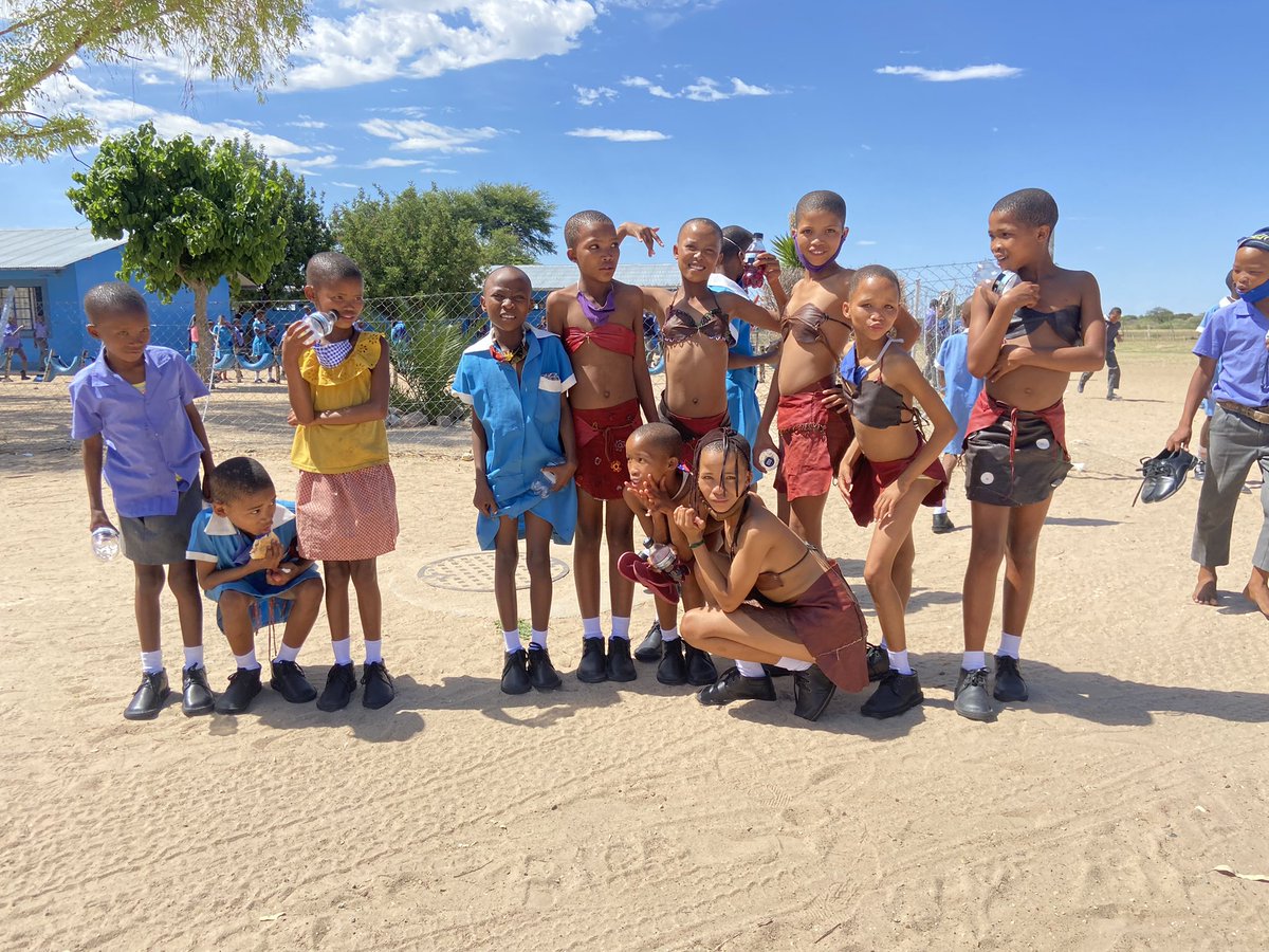 PaulDaPrince's tweet photo. What an awesome day. I spent the day with the team at @NWANamibia donating shoes at Goeie Hoop Primary School in Epukiro. Seeing the smile on the children's faces when they received their shoes made it all worthwhile. #PNWA https://t.co/XL7UywTlrs