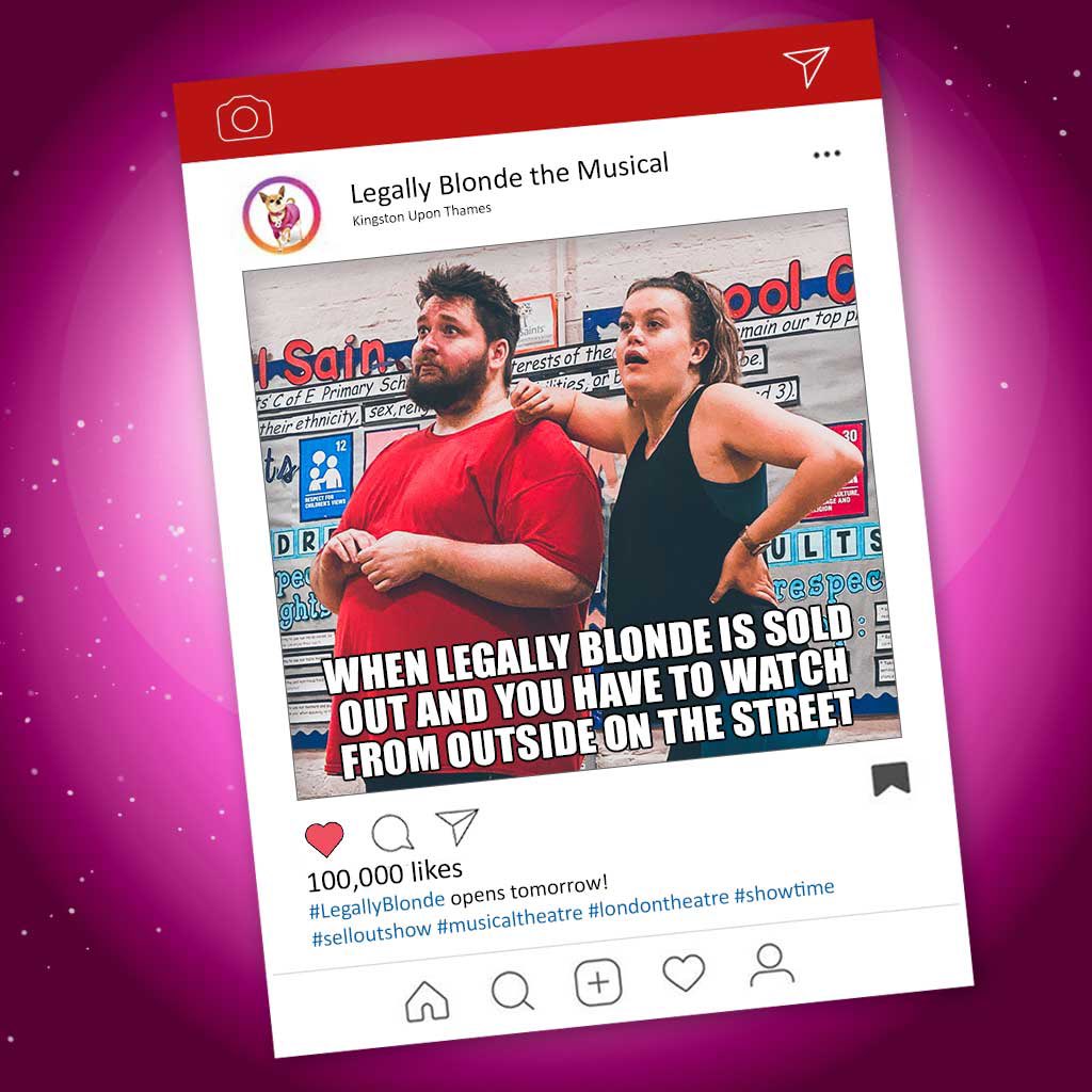 Snaps! It’s almost time; the dress rehearsal is underway and we’re excited to welcome you to Legally Blonde tomorrow night!

#legallyblonde #showtime #kingstonuponthames #musicaltheatre #mayhemtheatre