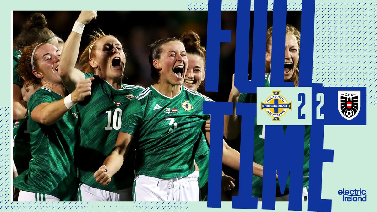 NorthernIreland's tweet photo. It's all over. What a performance from our senior women! 👏🏻 #GAWA #GameChangersNI https://t.co/lXxbDa7ebB