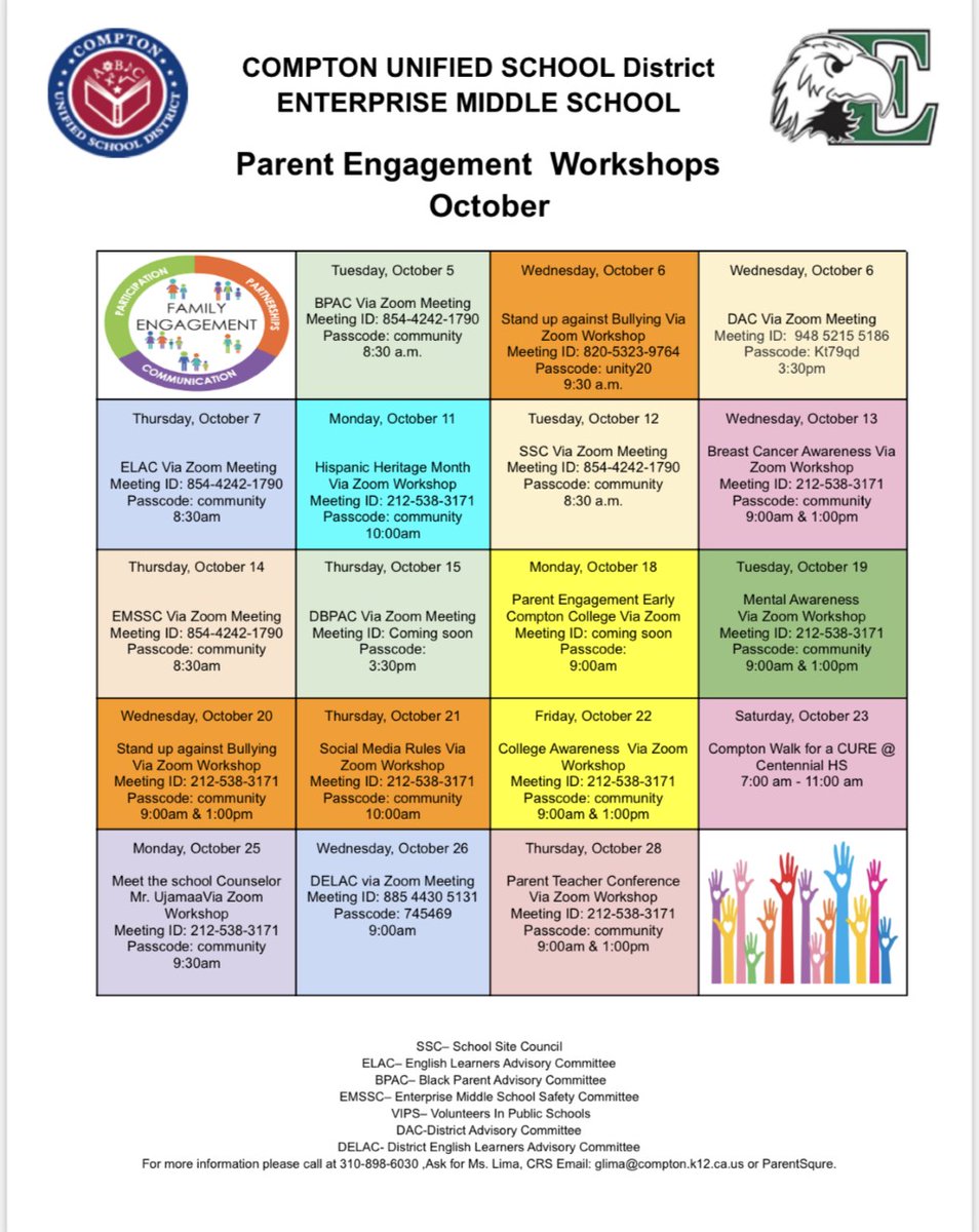 enterpriseems's tweet photo. #October2021 #parentengagementworkshops #talleresdeparticipaciondelospadres #Octubre2021 https://t.co/bk5mBItreX
