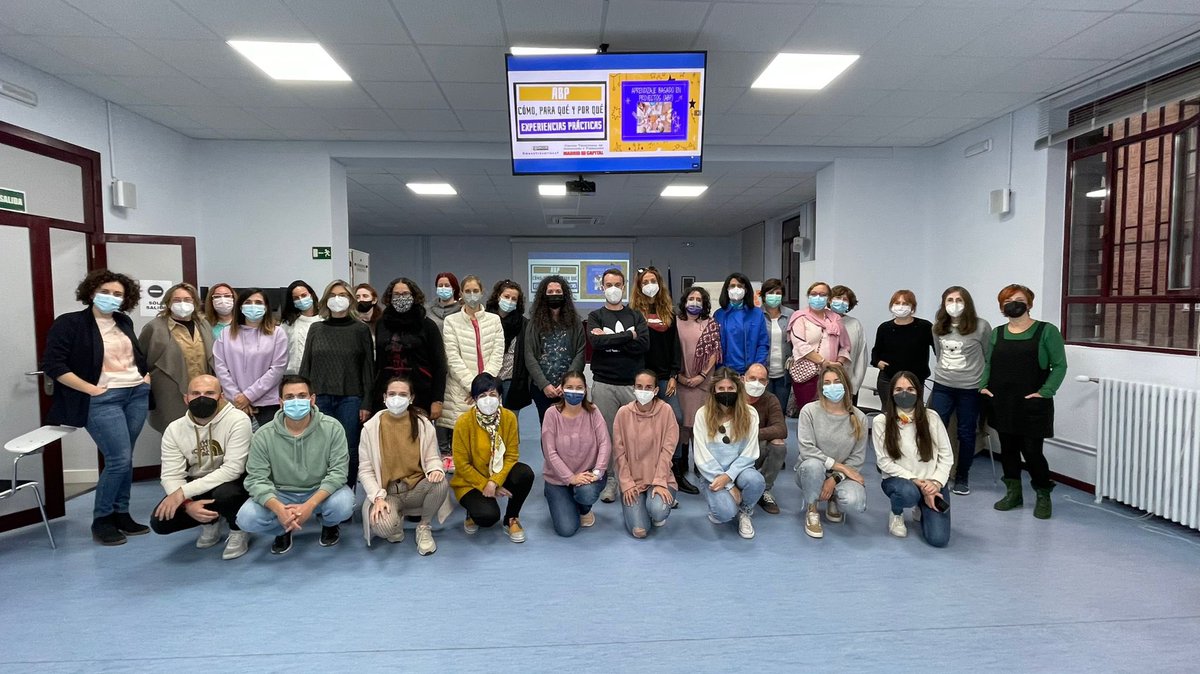 maestrocarlosef's tweet photo. Acabada la formación sobre #ABP en @CTIFMadridCap GRACIAS a la confianza de @pilar_avilag que contó conmigo para esta aventura, GRACIAS a vosotr@s por asistir y unir nuestros caminos abordando un tema tan importante para crear aprendizajes significativos. Ahora es vuestro momento https://t.co/tmqGqv9oCx