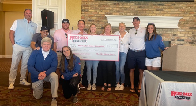 USConcrete's tweet photo. Congratulations to our Central Region biz unit, Redi-Mix. They hosted their 27th annual charity golf event and raised over $350k for @claytondabney to help kids with cancer. https://t.co/nvnsgTjBc4