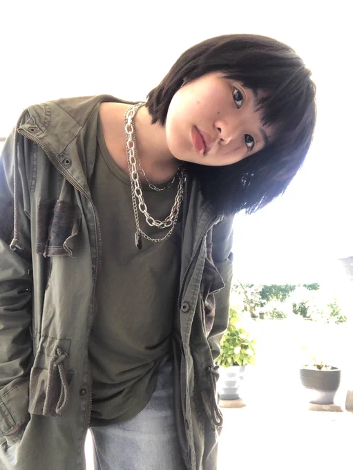 dressed up as my favorite rapper today (  +ㅅ-)🔫 