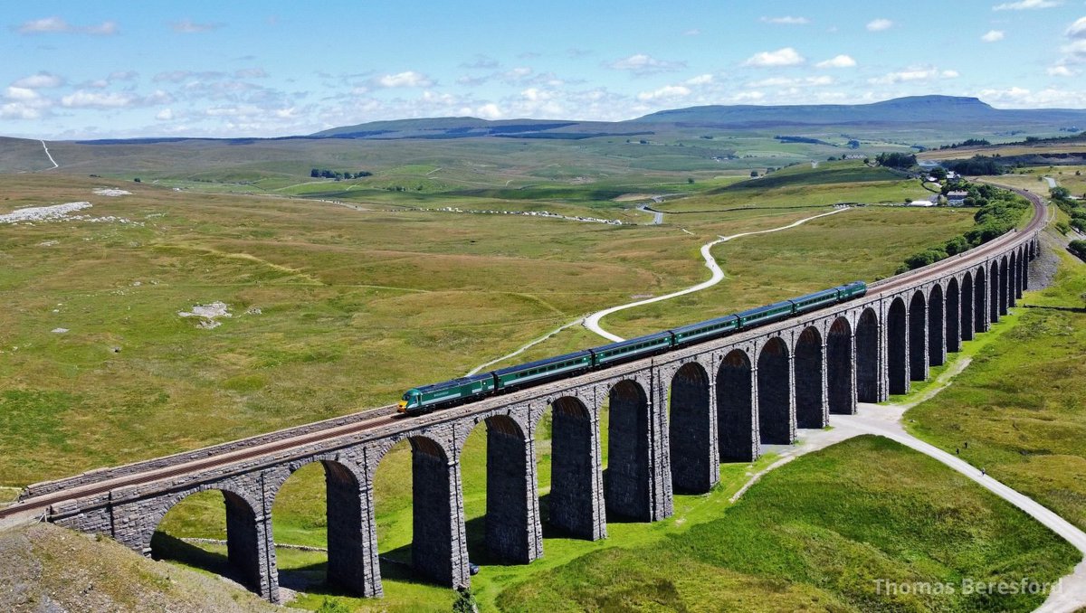 MrTimDunn's tweet photo. Super to see #StaycationExpress is back! I called them earlier: the Settle - Carlisle line trips were so popular, their InterCity 125 HST unit is running AGAIN all this half term week. Good to see rail innovation; tickets available all week. You'd like it. https://t.co/3R9Z4saXw7 https://t.co/gjXYk2UNSZ