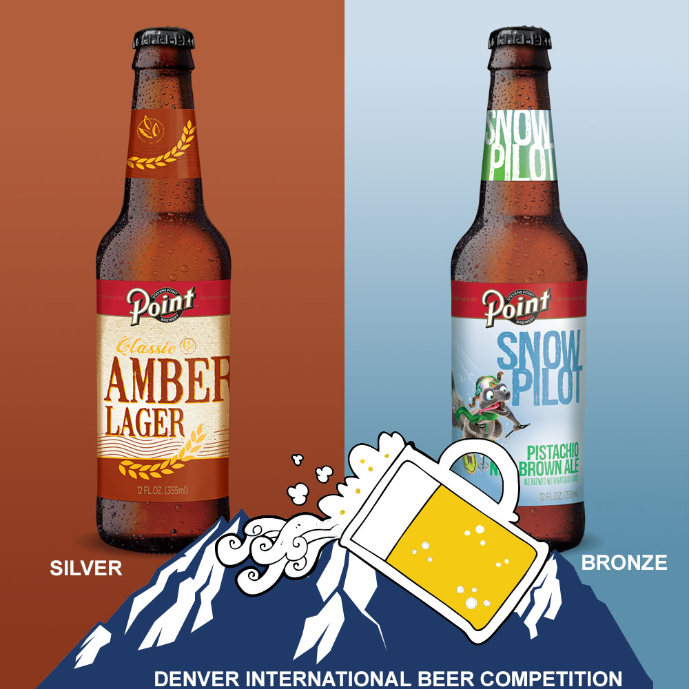 pointbrewery's tweet photo. Grab a beer and cheers! Point Amber won Silver and Snow Pilot won Bronze at the Denver International Beer Competition. Thank you to our team members for brewing excellent beer and to all our supporters. #pointamber #snowpilot https://t.co/nphrmQPMbl