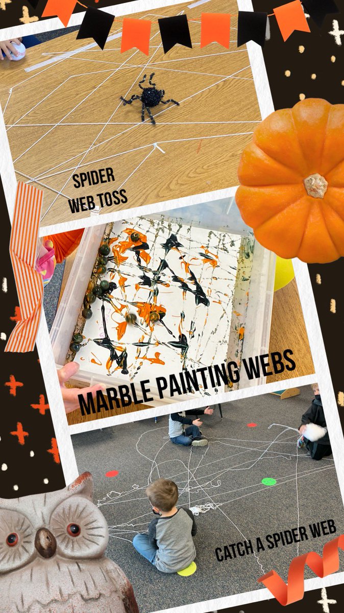 KtDoherty's tweet photo. Spider Web Fun in Preschool! We sang about spiders, created our very own class web and used marbles and paint to create our own unique webs! #fsd157c @GP157c #gp157c #allin157c #157clearns #gpgoes4gold https://t.co/xRzJcBsyn0