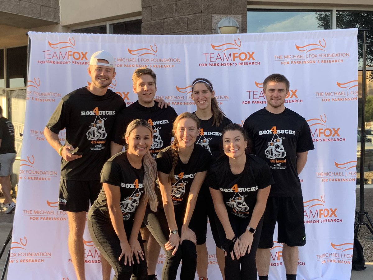 ATSU 2nd year DPT Students out in the community volunteering this weekend! Left: AZ Special Olympics 🏅, Right: Box for Bucks! 🥊
