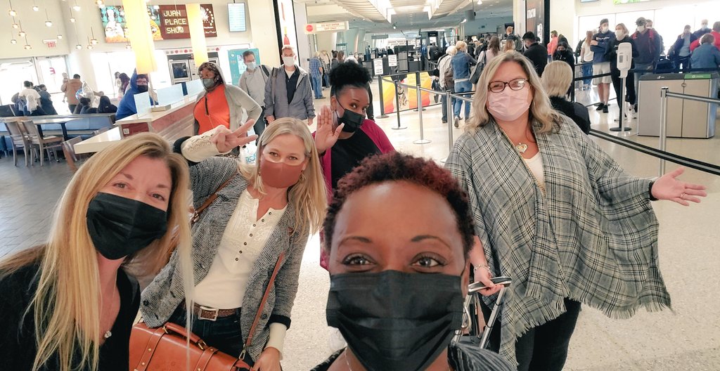 KatrinaNGaither's tweet photo. Our team is excited to be representing @TeachPalmBeach at the 88th Annual AAEE Conference! Cross the Finish Line in the Future Teacher Pipe is the theme. More tools for Recruitment & Retention.
#RetentionIsKey ๐
#SDPBCTeacherAmbassadors https://t.co/eXI7ROw7Ep