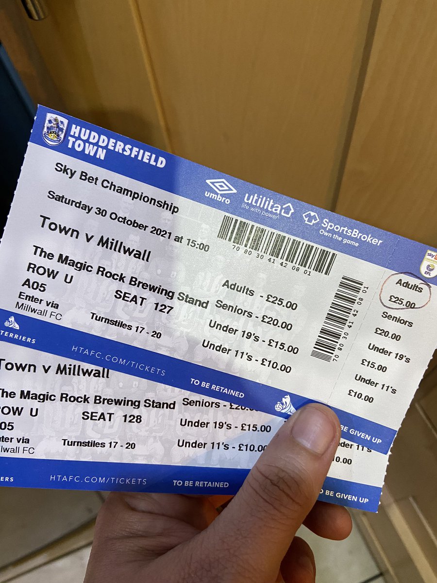 Mark Sollis (@mark_sollis) on Twitter photo Tickets arrived for Huddersfield away for me and the boy <a href="/harrisonsollis/">harrisonsollis</a> roll on Saturday ๐ฆ Tickets arrived for Huddersfield away for me and the boy <a href="/harrisonsollis/">harrisonsollis</a> roll on Saturday ๐ฆ
