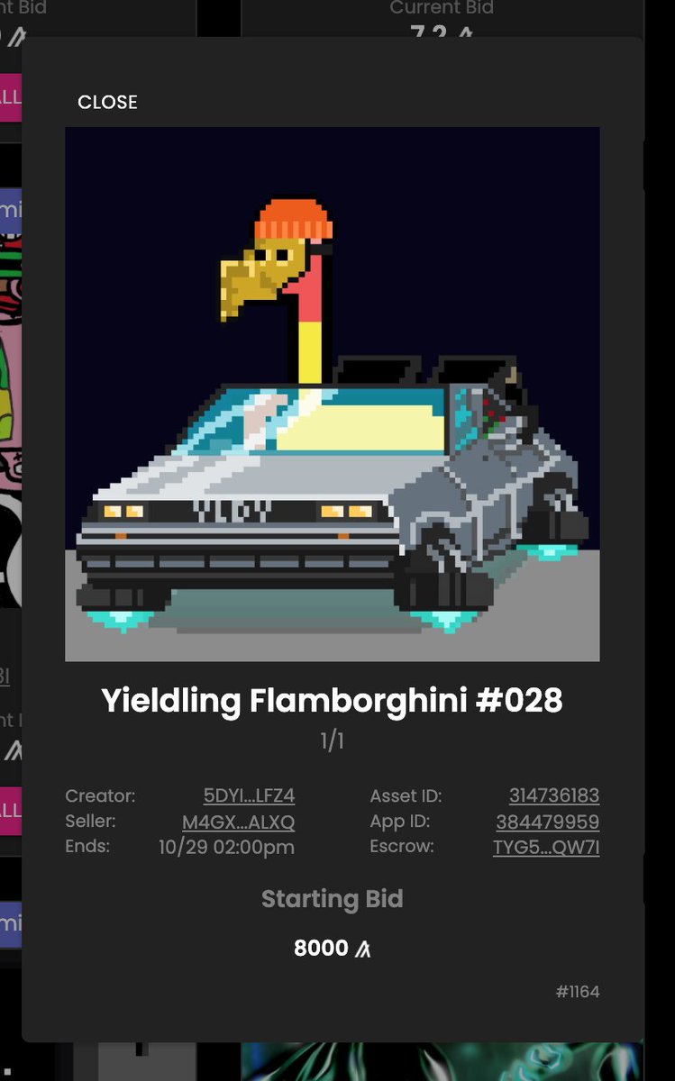ALGOxNFT's tweet photo. A wild Yieldling Flamborghini #028 approaches...
https://t.co/g7WMBouamS
#Yieldlings #Flamborghini #ALGO #ALGOxNFT #NFT https://t.co/h0jyYgyej1