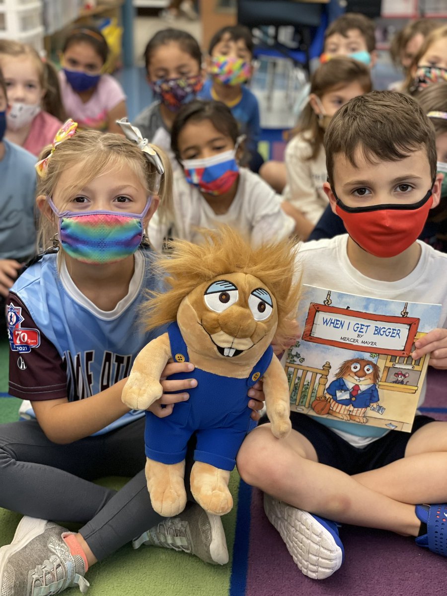 We had special visitors to read with us this week. @abbott_elc <a href="/MTPSNJ/">Marlboro Twp Schools</a>