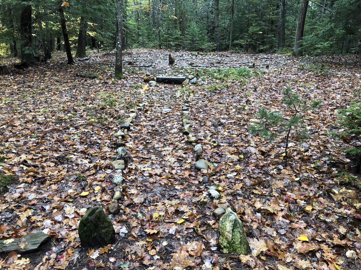 NE labyrinth visit 76: The Barn at Windpointe, Freeport, ME, 7-circuit left-hand Classical