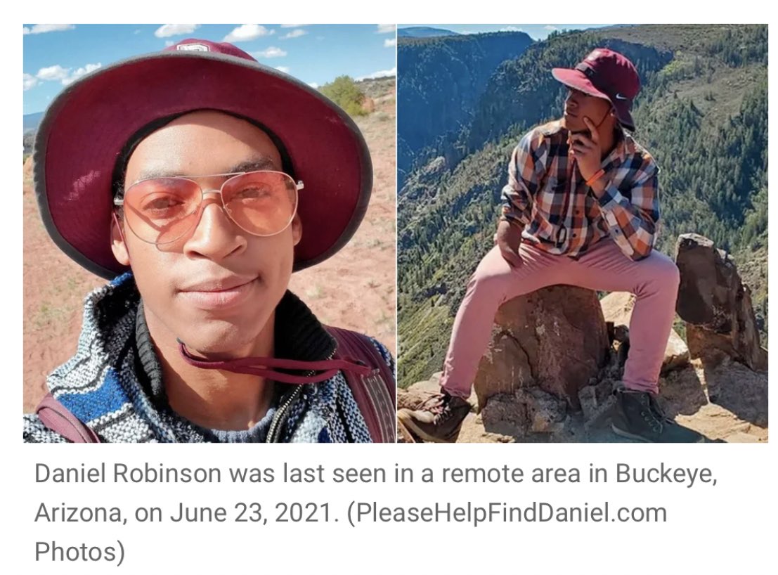 Arizona friends, if you are close by, Daniel Robinson’s family really needs help with their search and they’re getting no help from the <a href="/BuckeyeAZPD/">Buckeye Police Department</a>!  

If you want to help from a far, please sign their petition: chng.it/5GZLCLsk and follow <a href="/PleaseHelpFind4/">Please Help Find Daniel</a>! Amplify!