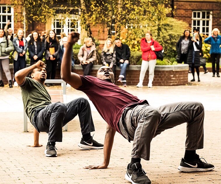 The Arts Centre EHU (@artscentreehu) on Twitter photo Born to Protest by <a href="/JustUs_Dance/">Just Us DanceTheatre</a> is phenomenal! Such an incredibly powerful performance. Don’t miss it 2mrw 11am & 1pm outside The Hub <a href="/edgehill/">Edge Hill University</a> #BlackHistoryMonth #BHM2021 #EHUBHM Born to Protest by <a href="/JustUs_Dance/">Just Us DanceTheatre</a> is phenomenal! Such an incredibly powerful performance. Don’t miss it 2mrw 11am & 1pm outside The Hub <a href="/edgehill/">Edge Hill University</a> #BlackHistoryMonth #BHM2021 #EHUBHM
