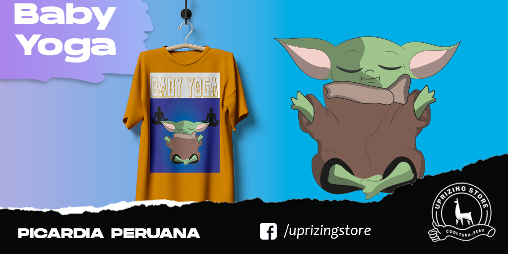 UprizingStore's tweet image. Vive la vida sin estrés y  mejor forma de hacer que llevando a Baby Yoga en tus polos🧘‍♂️ ¡Disfruta de este diseño y más que tenemos para ti!❤️ Que la fuerza te acompañe💪
#babyyoda #diseno #estilouprizing

RC