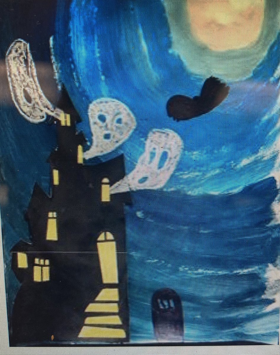 MrsAtchleysArt's tweet photo. 2nd grade learned how to make Tints and Shade for this spooky art! https://t.co/L6m5eWWxyy