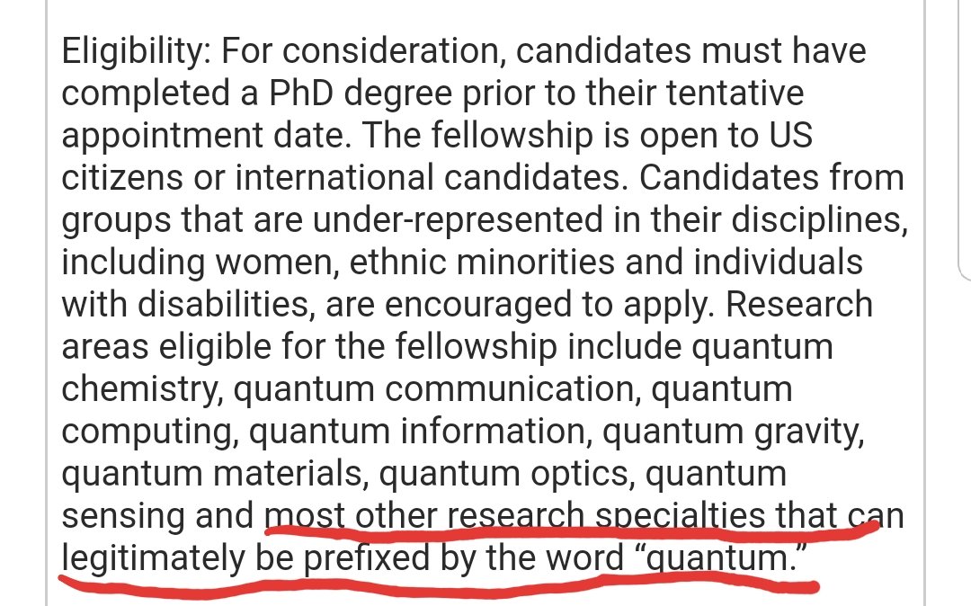 jennifer_fowlie's tweet photo. My University is hiring postdoc fellows in the field of quantum *whatever*. At least they're honest about it! https://t.co/ULxCvFKZ73