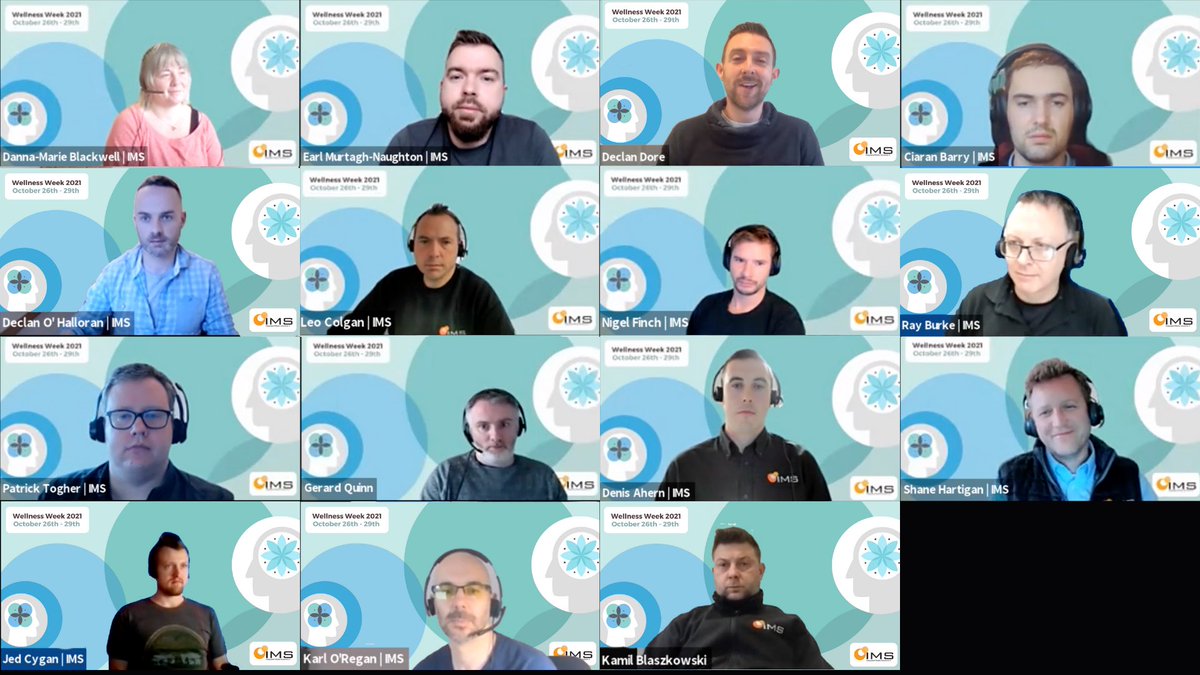 imslimerick's tweet photo. This week is "Wellness Week" at IMS..
Huge thank you to @doretweets who joined Team IMS this morning to lead an uplifting and inspiring session on mental health to kickoff the week.
Learn more about Declan here >> https://t.co/2bPwruloYJ
#TeamIMS #WellnessWeek2021 https://t.co/vlTq8Hk3zM