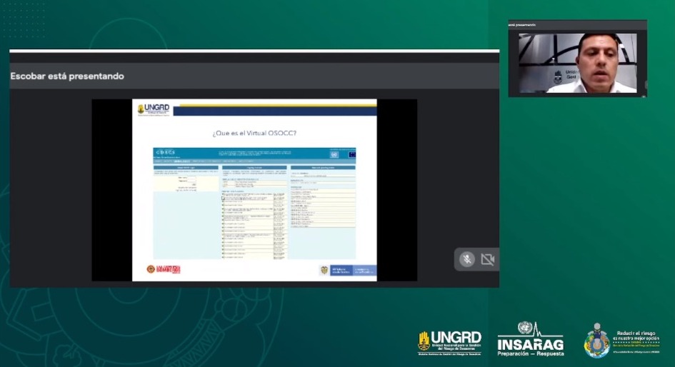 UNGRD's tweet photo. #EnVivo vea la transmisión de la introducción a las herramientas virtual #OSSOC - #ICMS para equipos #USAR, dos herramientas fundamentales para la gestión de información y coordinación #INSARAG en los equipos de Búsqueda y Rescate⬇️

🔴https://t.co/FceC9xIYrS

#SiempreJuntos https://t.co/y4avclKuGL