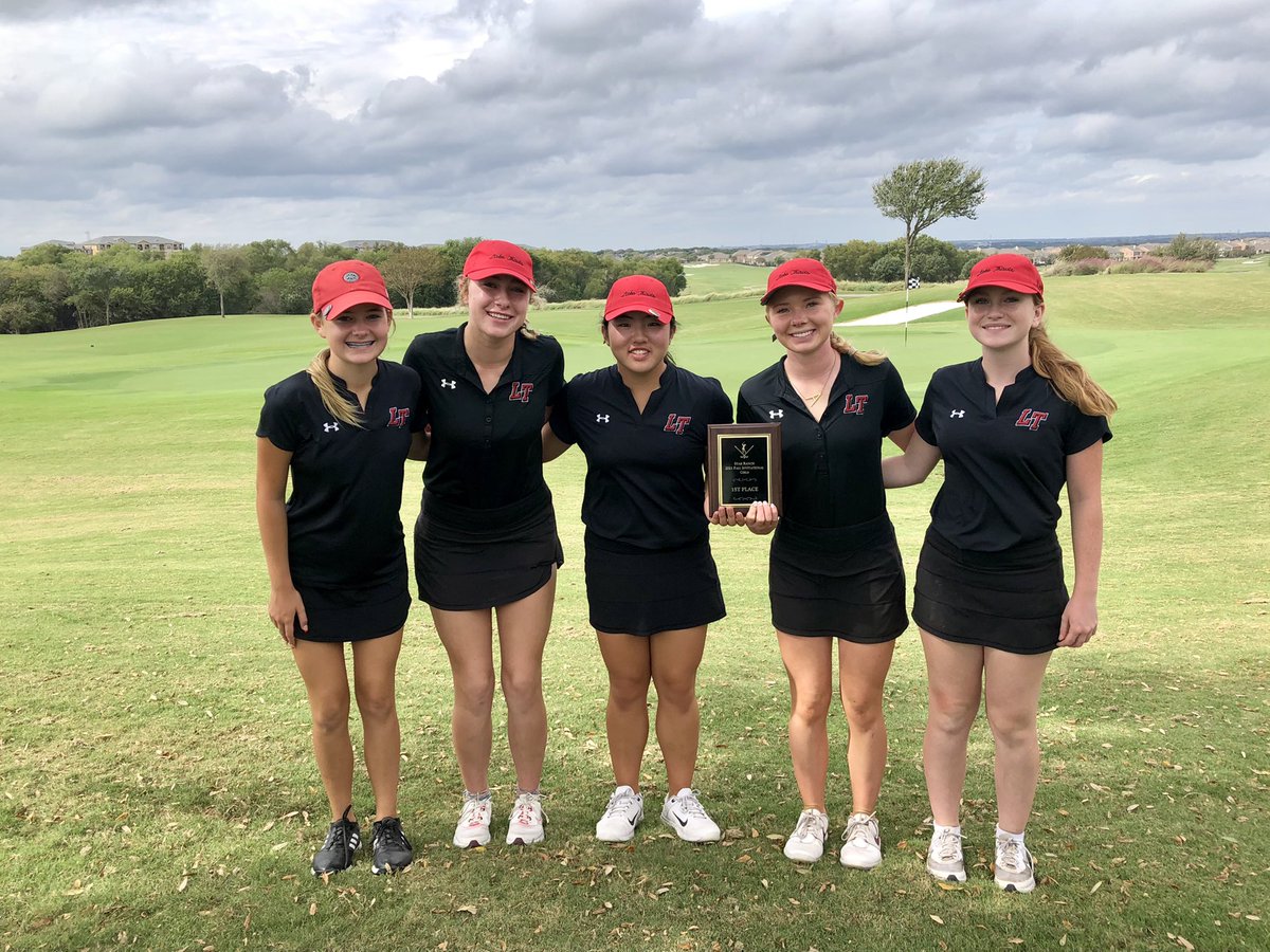 LTCavGolf's tweet photo. 🏆Hutto Fall Invitational Team Champions! 

Led by Ellee Seung &amp; Ainsleigh Broadwell, with a pair of 72s‼️

#JAMODI https://t.co/ZAjIvX25Wb