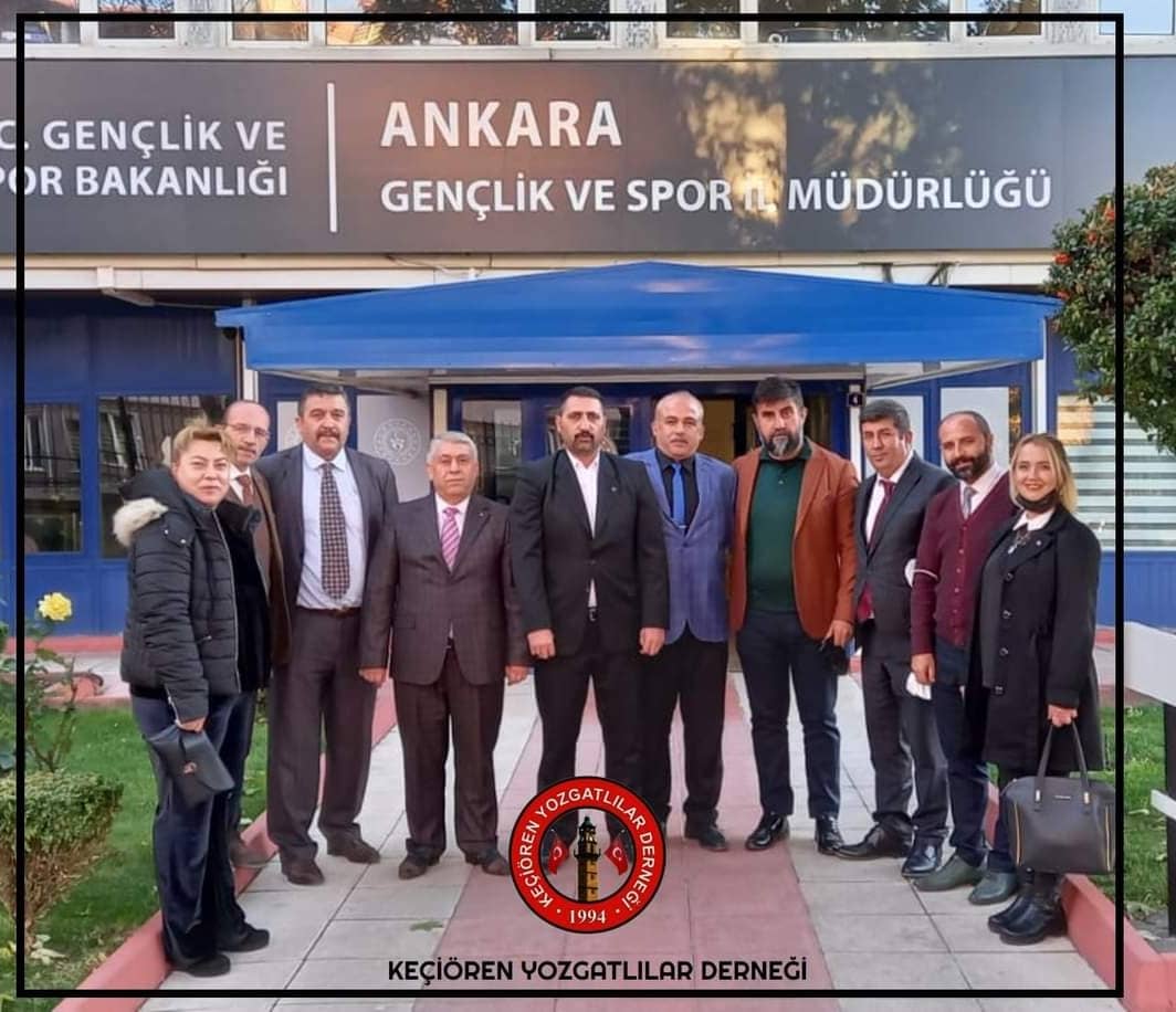 Ankara Gençlik ve Spor İl Müdürümüz, Hemşerimiz olan Mustafa Çelik Beyefendiyi, Keçiören Yozgatlılar Derneği Yönetim Kurulu olarak makamında ziyaret ettik yakın zamanda spor anlamında birlikte çalışma ve ortak projeler için hem söz aldık hemde gençlerimiz için umut besledik.