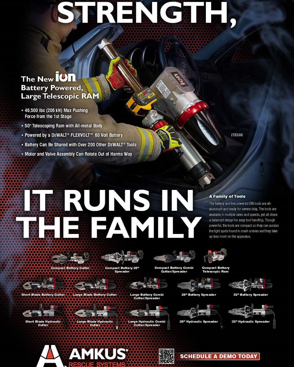 ION tools are all-aluminum &amp; ready for severe duty. The tools are available in multiple sizes &amp; speeds, yet all share a balanced design for easy tool handling. Tools are compact so they can access the tight spots found in crash scenes. amkus.com/Request-a-Demo