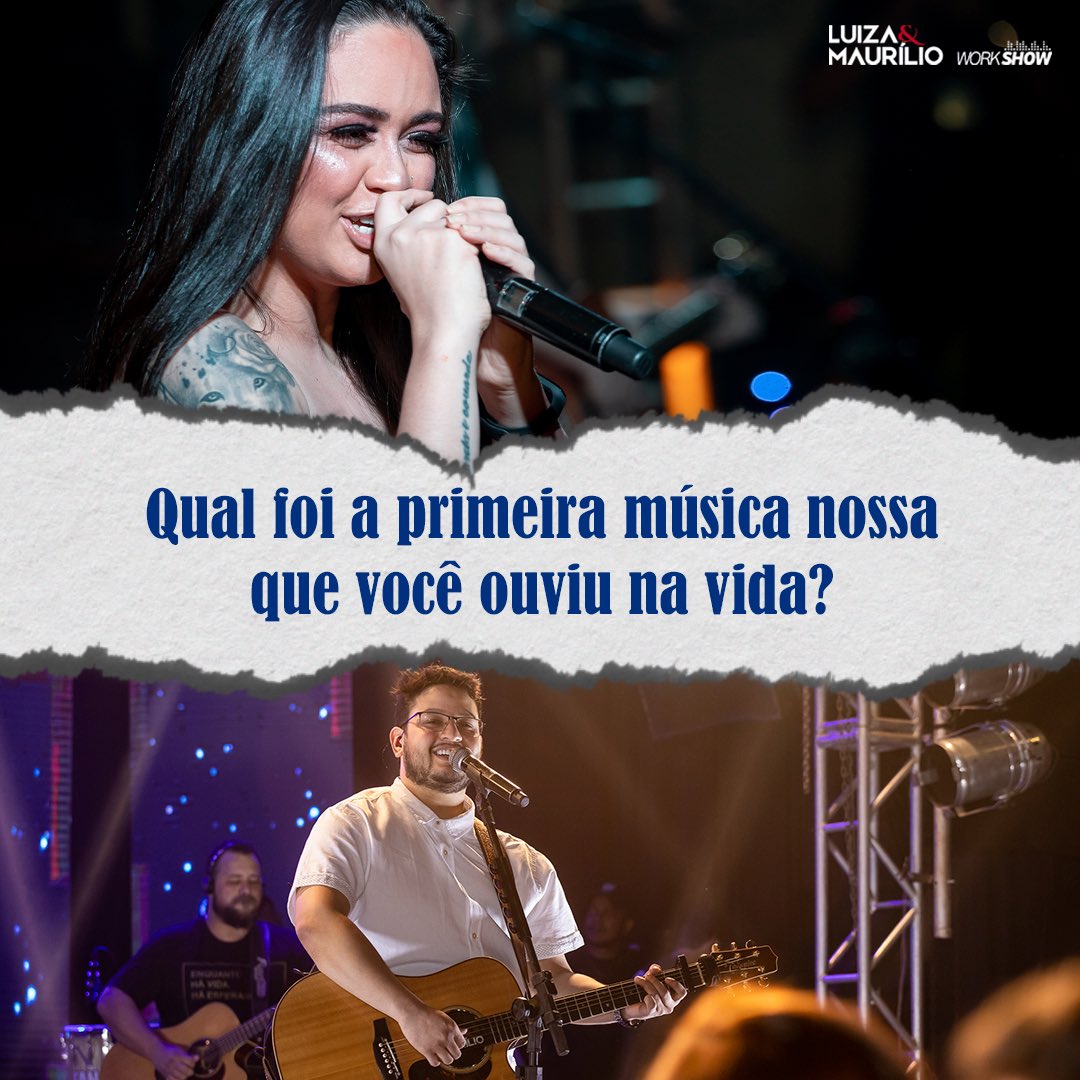 Conta aqui pra gente, conta também qual a última música nossa que você ouviu! 😎
#luizaemaurilio