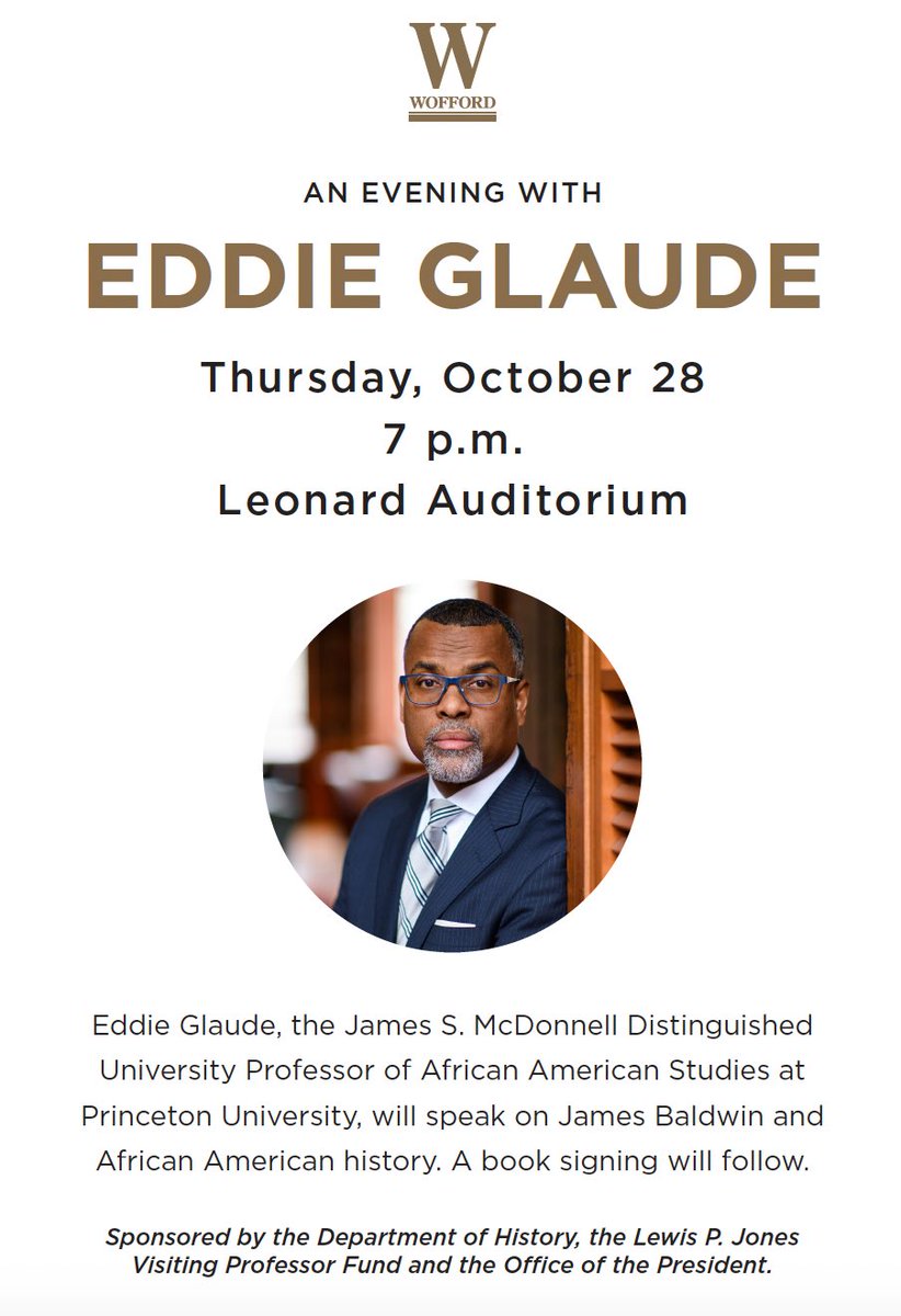 byrnesms's tweet photo. The Wofford College History Department is proud to sponsor this event. https://t.co/M9lAq9NBMm