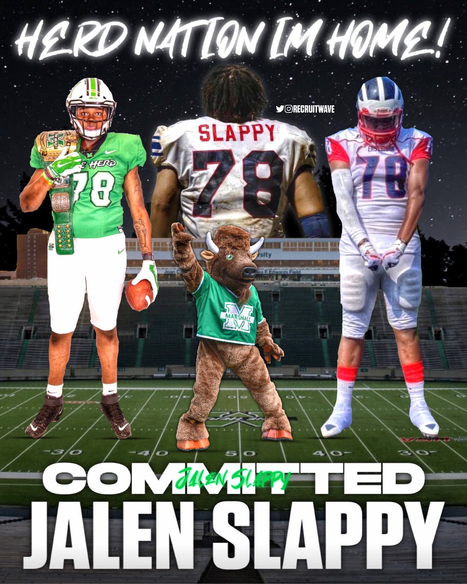 jalenslappy's tweet photo. COMMITTED! #GoHerd #WeAreMarshall https://t.co/GuujYl4WBp
