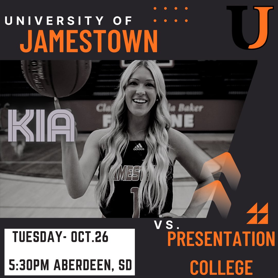 jimmie_wbb's tweet image. Jimmie FAM! Y’all already know what it is. GAME DAYYYY! Your favorite women’s basketball team takes on Presentation College at 5:30pm in Aberdeen, SD. Check us out online! 🏀🧡

#WeInHere
#BringemOutBringemOut
#TakeEveryAdvantage
#UJWomensBasketball