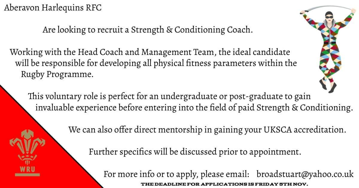 We are currently looking to recruit a Strength &amp; Condition Coach.

Please see details below. 

🔴⚫ #MightyQuins