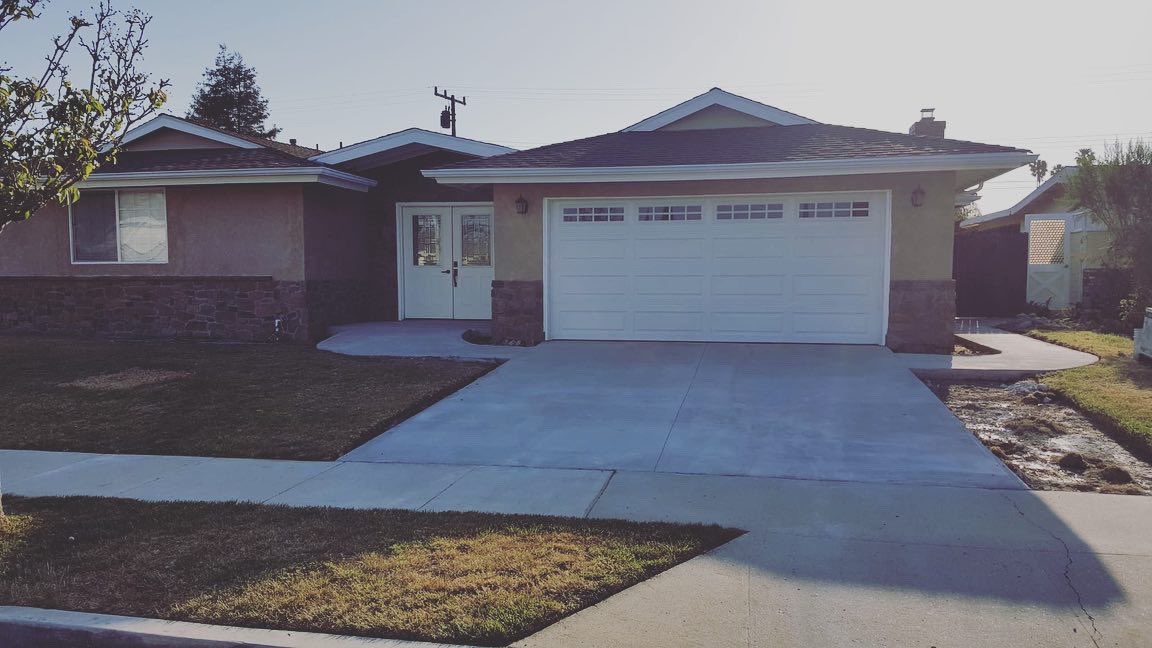 We added a brand new garage to this home. Then we change the old garage into additional living spaces. We will post the rest of the pictures later! #remodel #property #adu