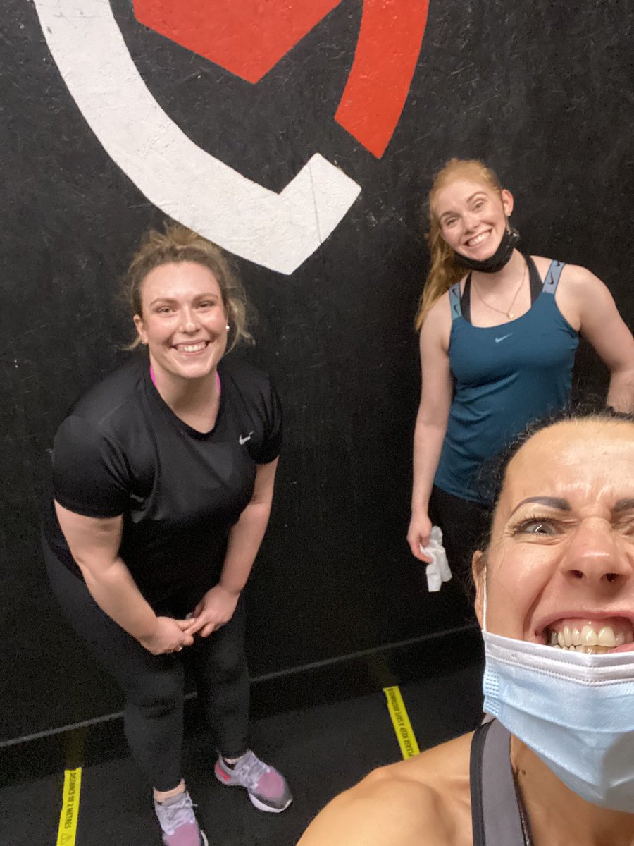 MissFarSTN's tweet photo. Sweaty faces and messy hair means one thing… we worked hard!! Mrs Cleary and I attended @loumacfitness tonight! Sore bodies tomorrow! 💪 #stninsport #ActiveGirls @MissDownieSTN https://t.co/25iPQaZl1O