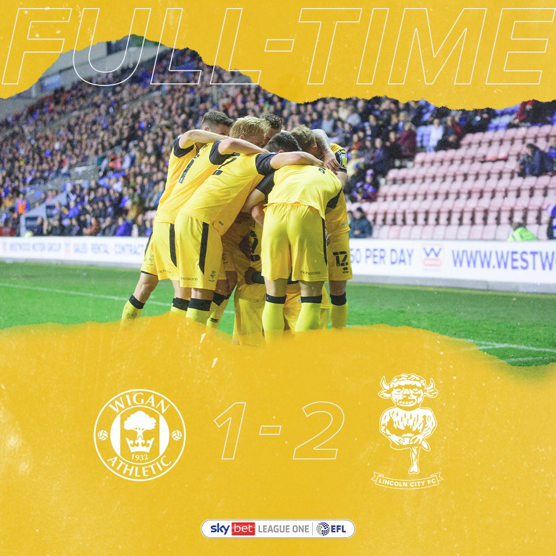 LincolnCity_FC's tweet image. 𝗔𝗪𝗔𝗬 𝗗𝗔𝗬 𝗪 😍