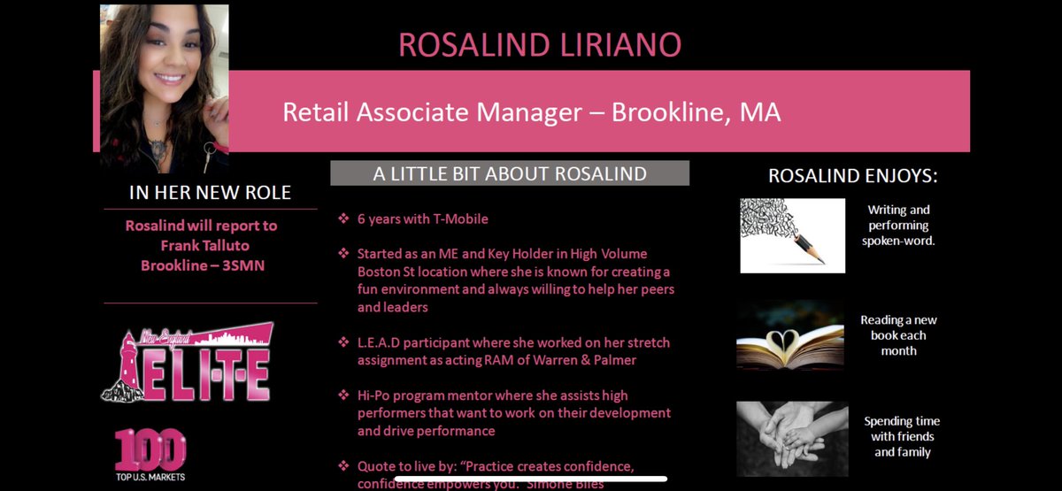 I just want to YELL from the rooftops how proud and happy I am for this amazing individual Rossy! Congrats on your well deserved promotion! Yeerrrrrrr!!! Okuuuurrrrrrrr! <a href="/belsky1127/">Alexander Belsky</a>