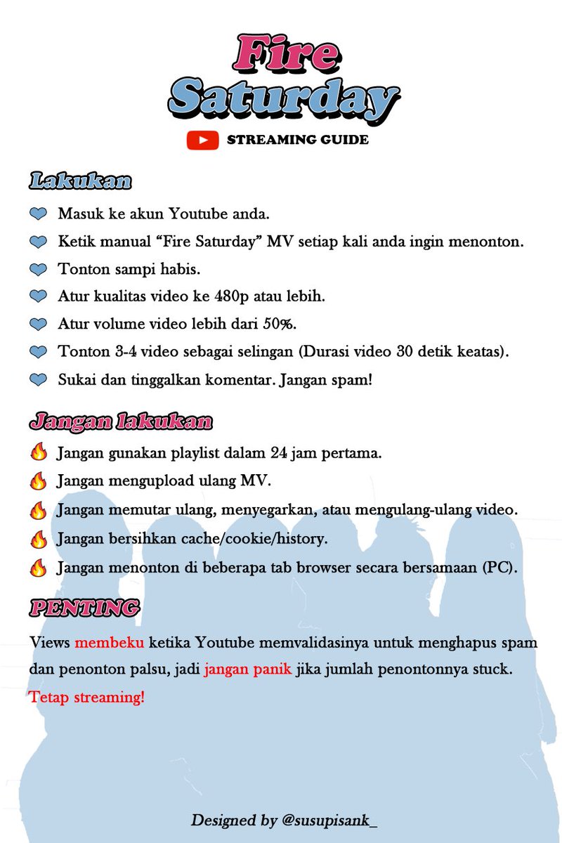 Jerr Fire Saturday On Twitter Youtube Streaming Guide English Ver Indo Ver Fire Saturday 5ecretnumber