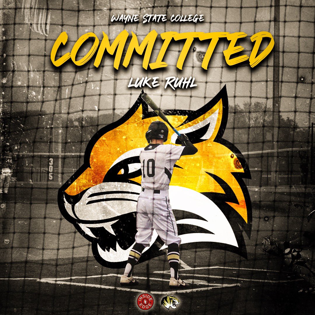 I’m excited to announce my commitment to Wayne State College to further my academic and athletic career. I want to thank God for this opportunity and my family, coaches and teammates for helping me get to where I am today. 
<a href="/WSCBB/">Wayne State Baseball</a> <a href="/iebaseballkc/">Inside Edge Baseball</a> <a href="/LSCoach13/">Jim</a> <a href="/PBRMissouri/">PBRMissouri</a> <a href="/jucoroute/">#JucoRoute</a>